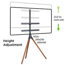Load image into Gallery viewer, ProMounts Artistic Tripod TV Stand Mount for 47”-72” Screens, Holds up to 55lbs (AFMSS6401)
