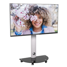Load image into Gallery viewer, ProMounts Rolling TV Stand with Swivel for 32&quot;-72&quot; Screens Holds up to 88 Lbs.

