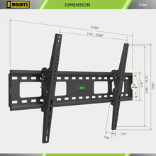 Load image into Gallery viewer, ProMounts Tilt/Tilting TV Wall Mount For 50&quot; to 92&quot; TVs Up to 165lbs (FT84)
