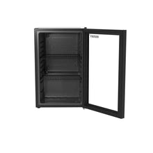 Load image into Gallery viewer, Husky 69L Beverage Refrigerator 2.4 C.ft. Freestanding Mini Fridge With Glass Door in Black
