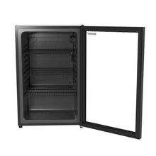 Load image into Gallery viewer, Husky 131L Beverage Refrigerator 4.6 C.ft. Freestanding Mini Fridge With Glass Door in Black
