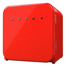 Load image into Gallery viewer, Husky 43L Retro Style 1.5 C.ft. Freestanding Mini Fridge in Red
