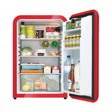 Load image into Gallery viewer, Husky 106L Retro Style 3.74 C.ft. Freestanding Under-Counter Mini Fridge in Red
