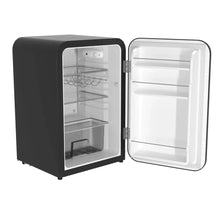Load image into Gallery viewer, Husky 106L Retro Style 3.74 C.ft. Freestanding Under-Counter Mini Fridge in Black
