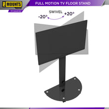 Load image into Gallery viewer, ProMounts Mobile TV Stand Mount for 32” to 72” Screens, Holds up to 88lbs (PFCS6401-B)
