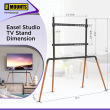 Load image into Gallery viewer, ProMounts Easel TV Stand Mount For 42&quot;-84&quot; TVs And Holds Up To 99Lbs
