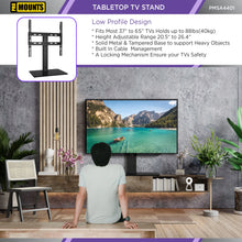 Load image into Gallery viewer, ProMounts Tabletop TV Stand Mount for 37&quot;-65 TVs Holds up to 88lbs
