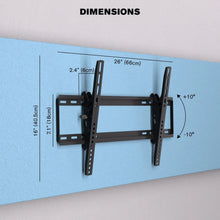 Load image into Gallery viewer, ProMounts Tilt Open Plate TV Wall Mount for 42”-80” TVs Holds up to 99lbs
