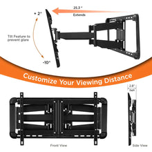 Load image into Gallery viewer, ProMounts Articulating / Full Motion TV Wall Mount for 37&quot; to 100&quot; TVs Holds Up to 150lbs (UA-PRO640)
