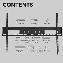 Load image into Gallery viewer, ProMounts Flat / Fixed TV Wall Mount for 60&quot; to 110&quot; TVs Up to 165lbs (UF-PRO400)
