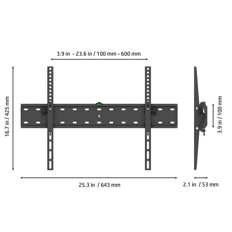 ProMounts Tilt / Tilting TV Wall Mount For 37" to 85" TVs Up to 88lbs (OMT6401)