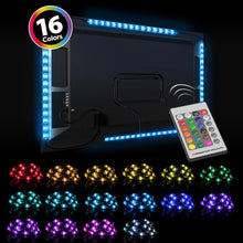 Load image into Gallery viewer, ONE Products 16 Color, 4 Strips LED Lights, TV Backlight Kit with Remote (OTB04)
