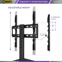 Load image into Gallery viewer, ProMounts Tabletop TV Stand Mount for 37&quot;-65 TVs Holds up to 88lbs
