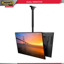 Load image into Gallery viewer, ProMounts Double Sided TV Ceiling Mount for 32”-85” Screens Holds up to 88 lbs on Each Side (UC-PRO320B)
